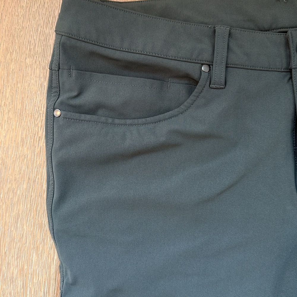 Olive Green men’s ABC pants - Picture 3 of 9